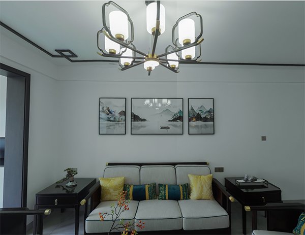 青龍灣131三室兩廳中式風(fēng)格裝修VR實(shí)景案例